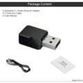KN318 Bluetooth 5.1 USB Audio Adapter - Wireless Transmitter & Receiver for Car Stereo/PC/TV with 3.5mm AUX & Mic Handsfree