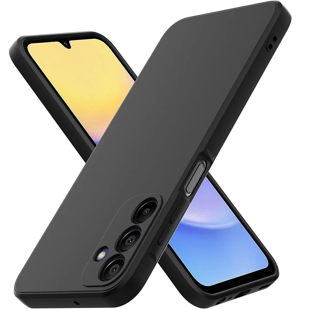 Matte Silicone Case For Samsung Galaxy S25 S24 S23 S22 S21 FE Plus Ultra A16 A26 A36 A56 A07 A17 A37 A57 Shockproof Cover